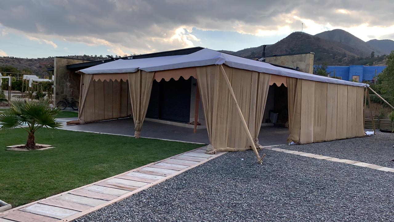 Carpa Rústica Terraza Premium
